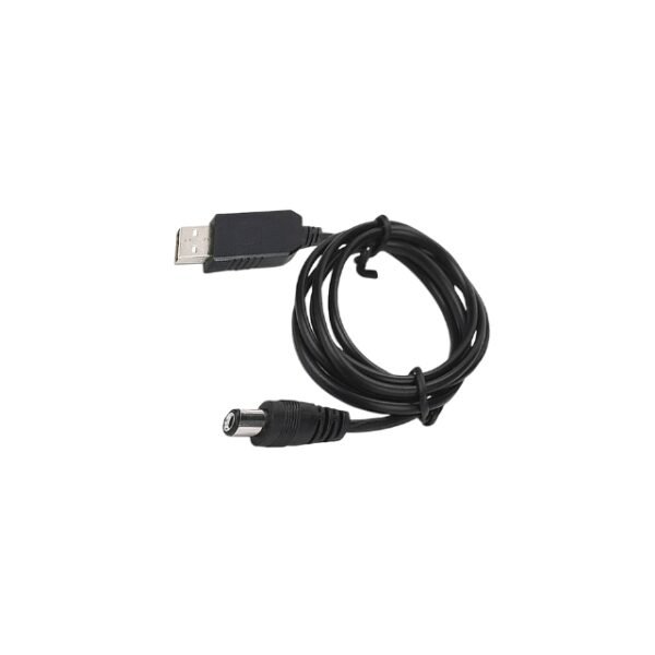 Ups router charging cable on white background, perfect for uninterrupted internet.