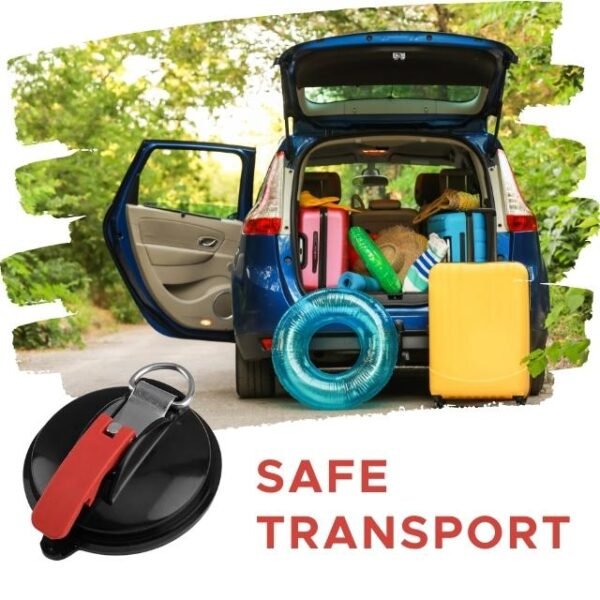 Safe and worry-free transport with Suction Anchor Plus.