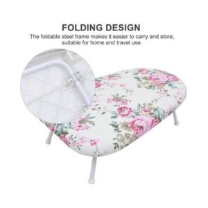 Floral Ironing Board, Space-Friendly Steel Iron Board