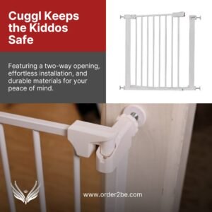 Cuggl Safety Gate in White for Children