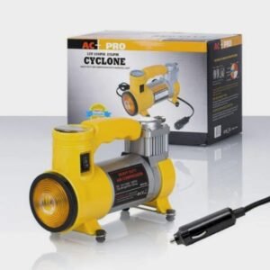 Pro Cyclone Air Compressor, Tire Inflator with Flashlight