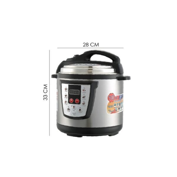 Compact Silvercrest 10-in-1 Pressure Cooker - 33 x 28 cm.