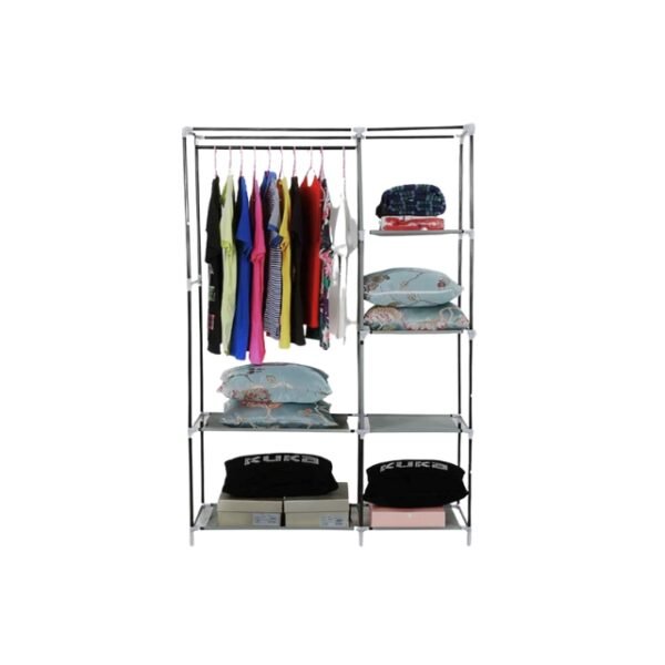 Steel Strength: Storage Wardrobe 68110's Material.