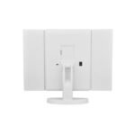 Superstar makeup magnifying mirror in white, revealing its back for power source insertion.
