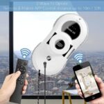 X5 Robot Window Cleaner's 2-way control design with remote and mobile app.