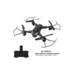 EBOYU 4K Camera Drone on White Background with Remote Control.