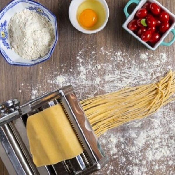 Kitchen workhorse: pasta and dough maker in action.