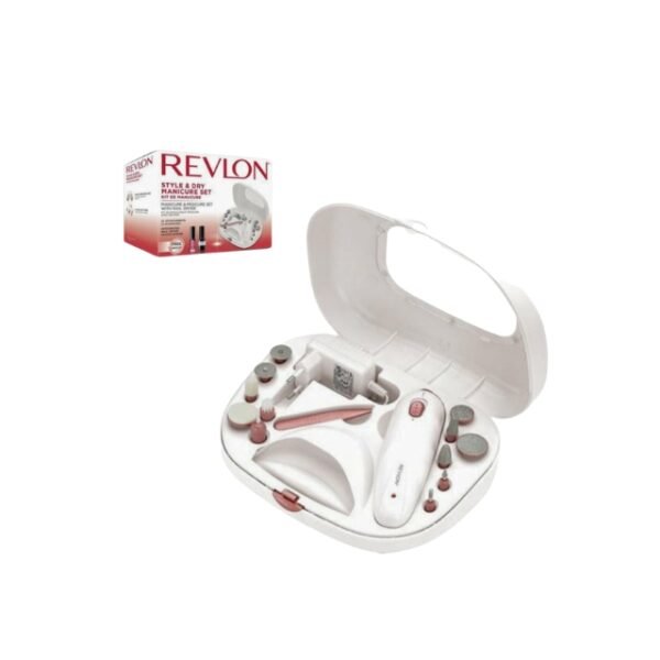 White Revlon Style and Dry set—perfect nails in a stylish package.