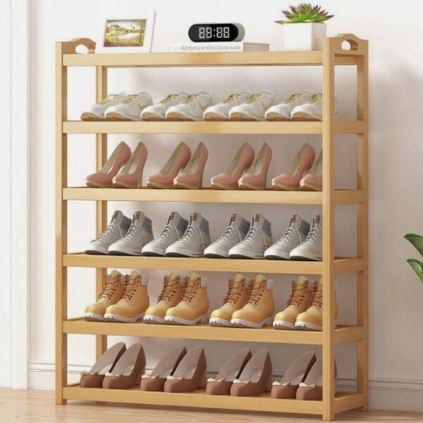 Modern Design Bamboo Shoe Rack – Declutter in style with our space-saving organizer.