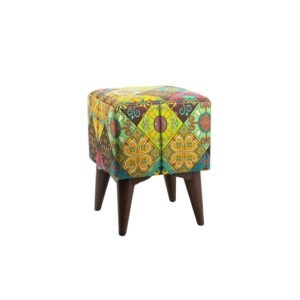 Classic Patterned Stool, Turkish Designs for Home Décor