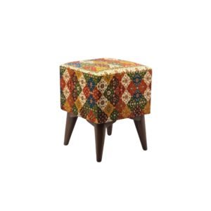 Classic Patterned Stool, Turkish Designs for Home Décor