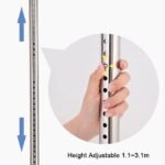 Adjustable Height Clothes Hanging Rack