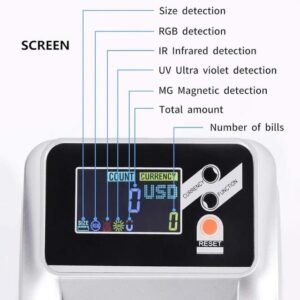 Counterfeit Money Detector Machine, Fake Dollar Bill Checker