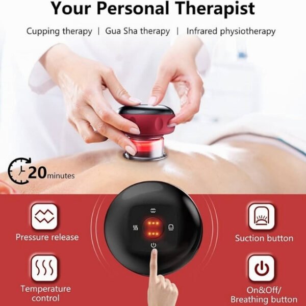 Your personal therapist—cupping massage instrument with customizable options.