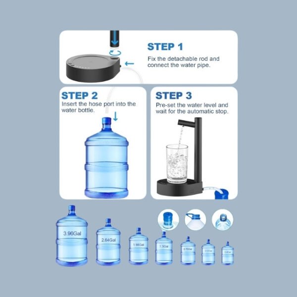 Step-by-step guide for our versatile Desktop Water Dispenser installation.