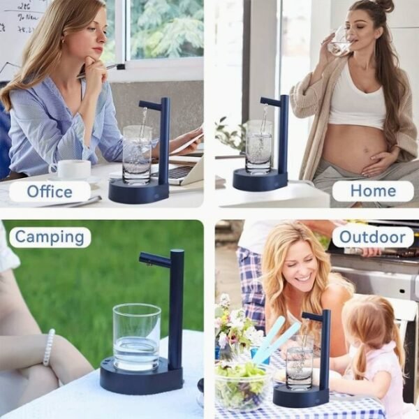 Versatile Tabletop Desktop Water Dispenser for home, office, and camping.