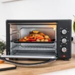 First Austria electric oven roasting chicken.