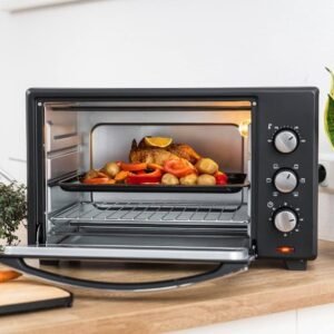 First Austria Electric Oven with 60-Minute Timer, 19L