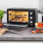 First Austria electric oven on kitchen counter, 19L capacity.