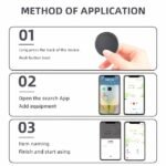 Easy 3-step guide using FindMyTag app with GPS Locator Tag.