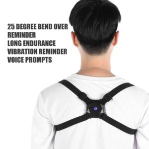 Induction Posture Corrector Belt with Vibrations, Voice Reminder