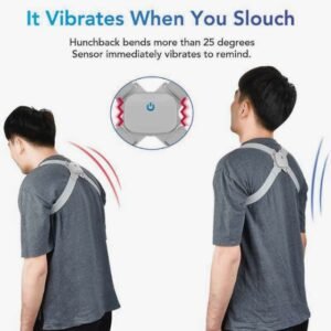 Induction Posture Corrector Belt with Vibrations, Voice Reminder