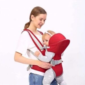 Kangaroo Baby Carrier in Red, Breathable Shoulder Carrier