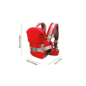 Kangaroo Baby Carrier in Red, Breathable Shoulder Carrier