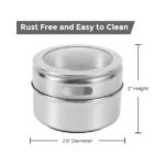 Compact and Portable: Our Magnetic Spice Holder Solution.