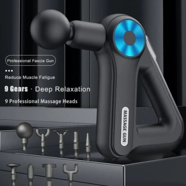 Combat Muscle Fatigue with 9 Gears - Triangle Massage Gun in Action.