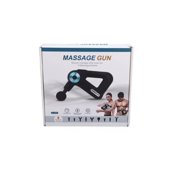 Neat Package: Triangle Massage Gun with 9 Heads - Fast Type-C Recharge.