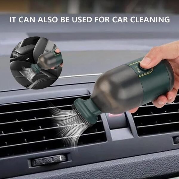 Car Cleaning Made Easy – Mini Vacuum for Tight Spots and Air Vents.