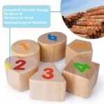 Smooth wood Rolimate Hammering & Pounding Toys for safe child play.
