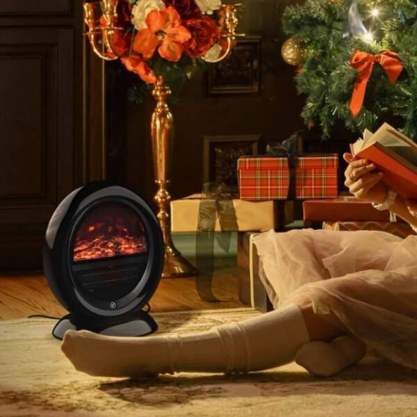 Holiday ambiance: Switch-On electric heater with visual effects.