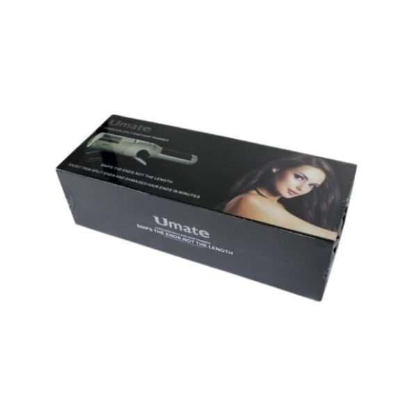 Neat gift-ready package - Umate split end trimmer with accessories for salon-style beauty.