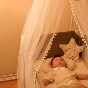 Baby Mosquito Net with Stand, Breathable Fabric for Bed