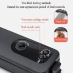 Three-button interface for versatile sealing modes.