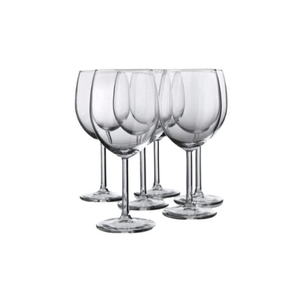 Quality Glass Elegance: 6-Piece Luminarc Set.