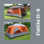 Accommodates 8-12 people, making outdoor experiences memorable.