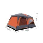 Generous measurements: 460 x 305 x 215 cm, 19.7 kg outdoor camping tent.