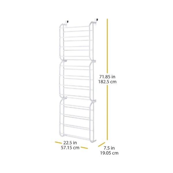 Lightweight hanging shoes rack, 180 x 50 cm – stylish and spacious.