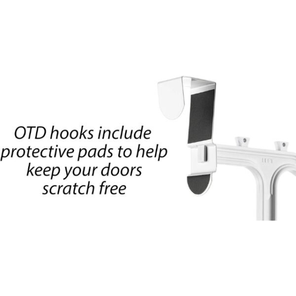 OTD hooks included – scratch-free doors with our hanging shoes rack.