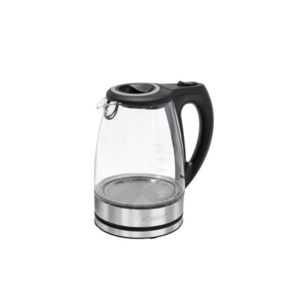 Proficook electric water kettle with captivating blue illumination.