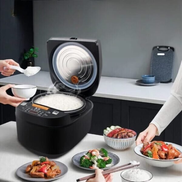 Quick Heating - Silvercrest Smart Rice Cooker with Steam Function.