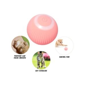 Smart Pet Ball – USB Rechargeable Interactive Gravity Toy