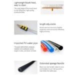 Water-fed tool for spotless solar panels.