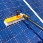 Wiping solar panels clean with ease.