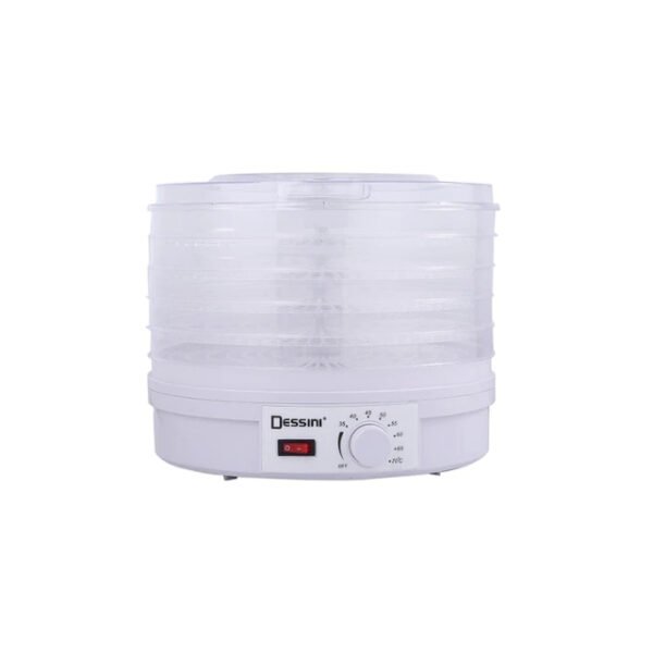 Stylish White Dessini Dehydrator - 5 Stackable Trays