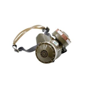 Organic Gas Mask with 2 Filters and Strap for Emergencies