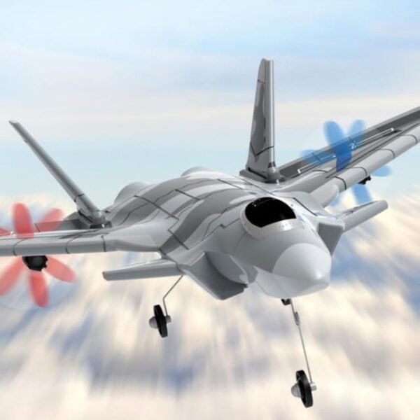 Kid-Friendly Flight: Lightweight and Remotely Controlled J-20 Soaring High.